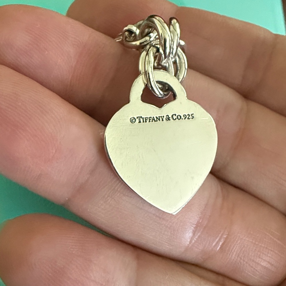 9 1/2” XL Length - Tiffany & Co. Please ReturnTo Tiffany Heart Tag Bracelet - Picture 7 of 12